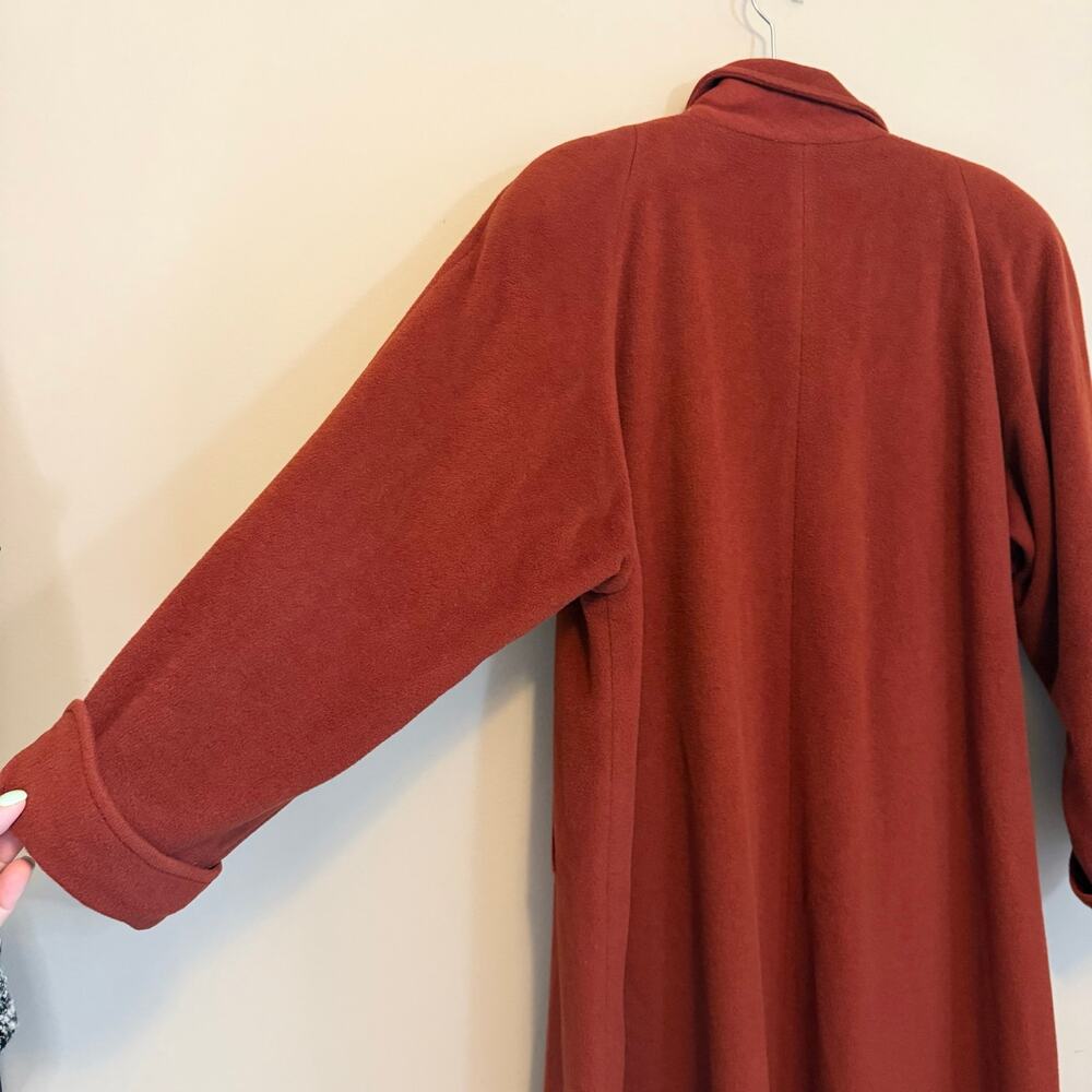 Vtg Searle Blatt Studio Camel Hair Trench Coat 6 Orange Long Luxury Classic Warm - Picture 4 of 8